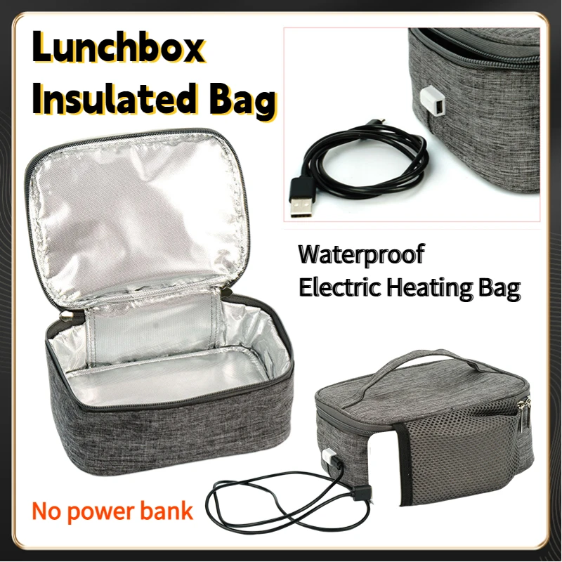 Camping Cooking Accessories - USB elektrikli ısıtma yalıtımlı öğle yemeği