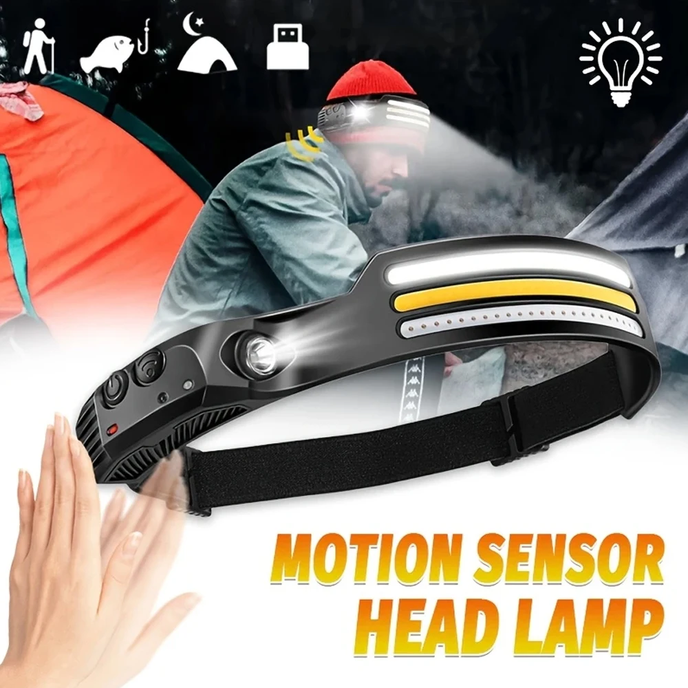 Camping Cooking Fish - Şarj edilebilir COB LED Indüksiyon Far