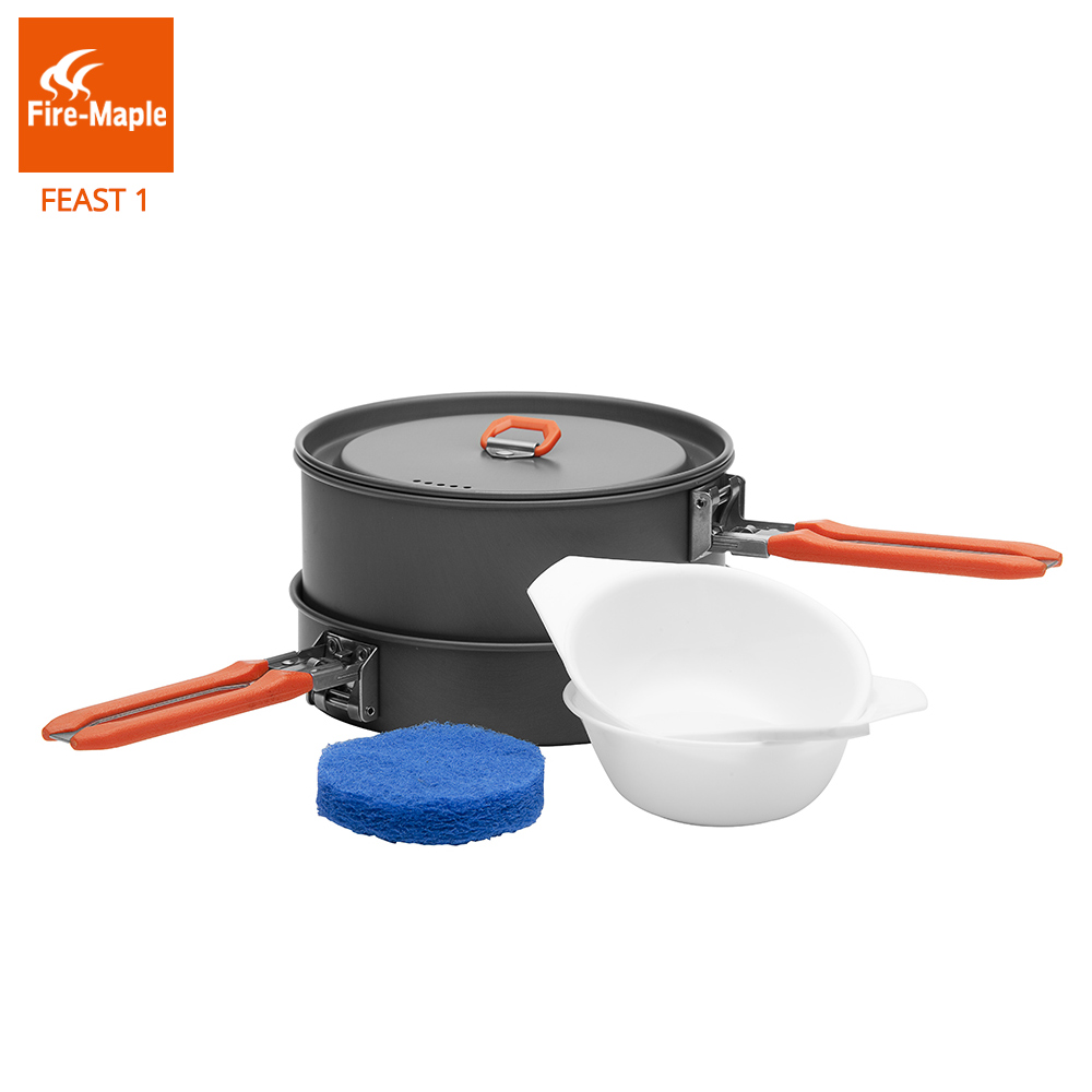 Camping Cooking Box Set - Yangın akçaağaç Feast 1 açık kamp