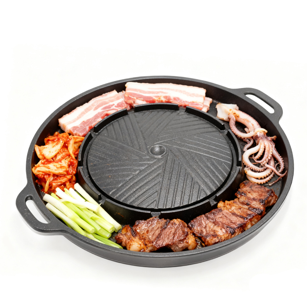 Camping Cooking Plate - KOSUN Kore Barbekü Izgara Tavası 2'si