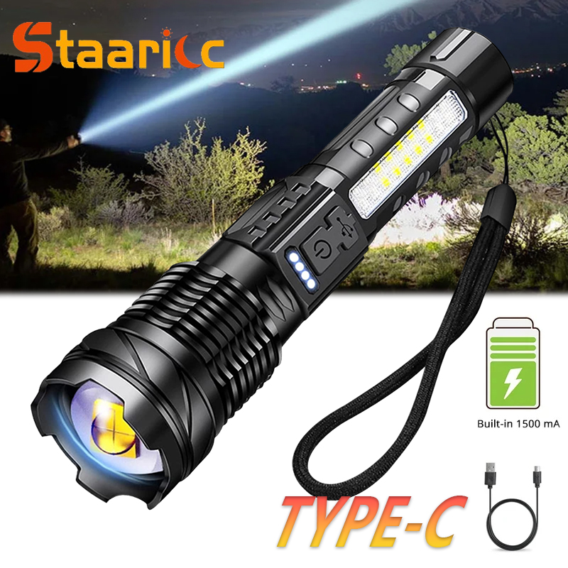 Camping Cooking Fish - Güçlü XHP50 LED El Feneri Su