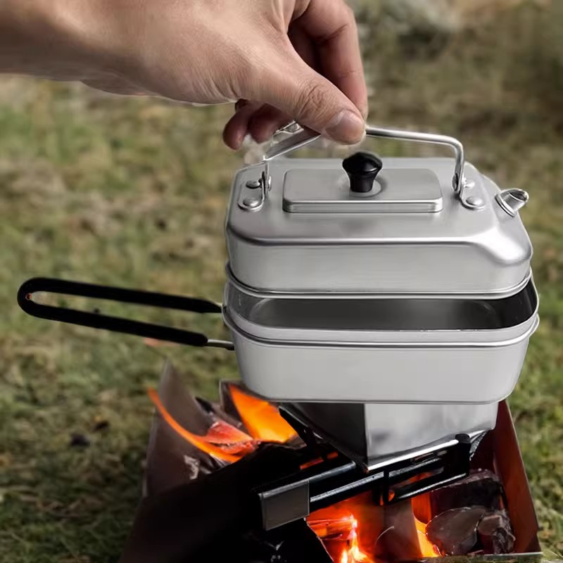 Camping Cooking And Cutlery Set - Ultralight taşınabilir piknik kamp turist su