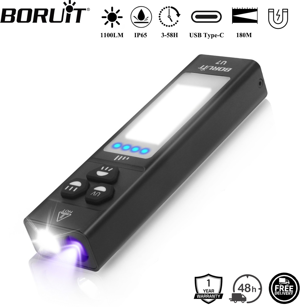 Camping Cooking Fish - BORUiT U7 UV LED EDC El