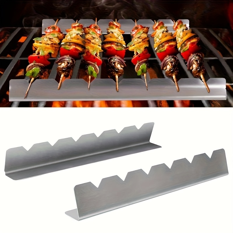 Camping Cooking Utensil Holder - 2 adet Kebap Raf Kebap Standları