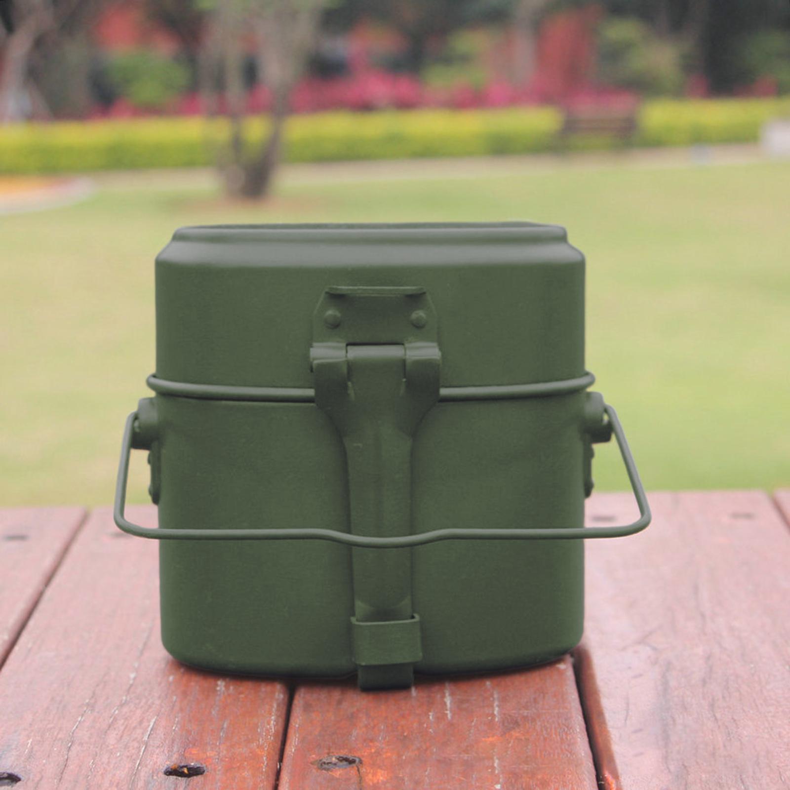 Camping Cooking Box Set - Açık Hava Pişirme Tencere Seti Alüminyum