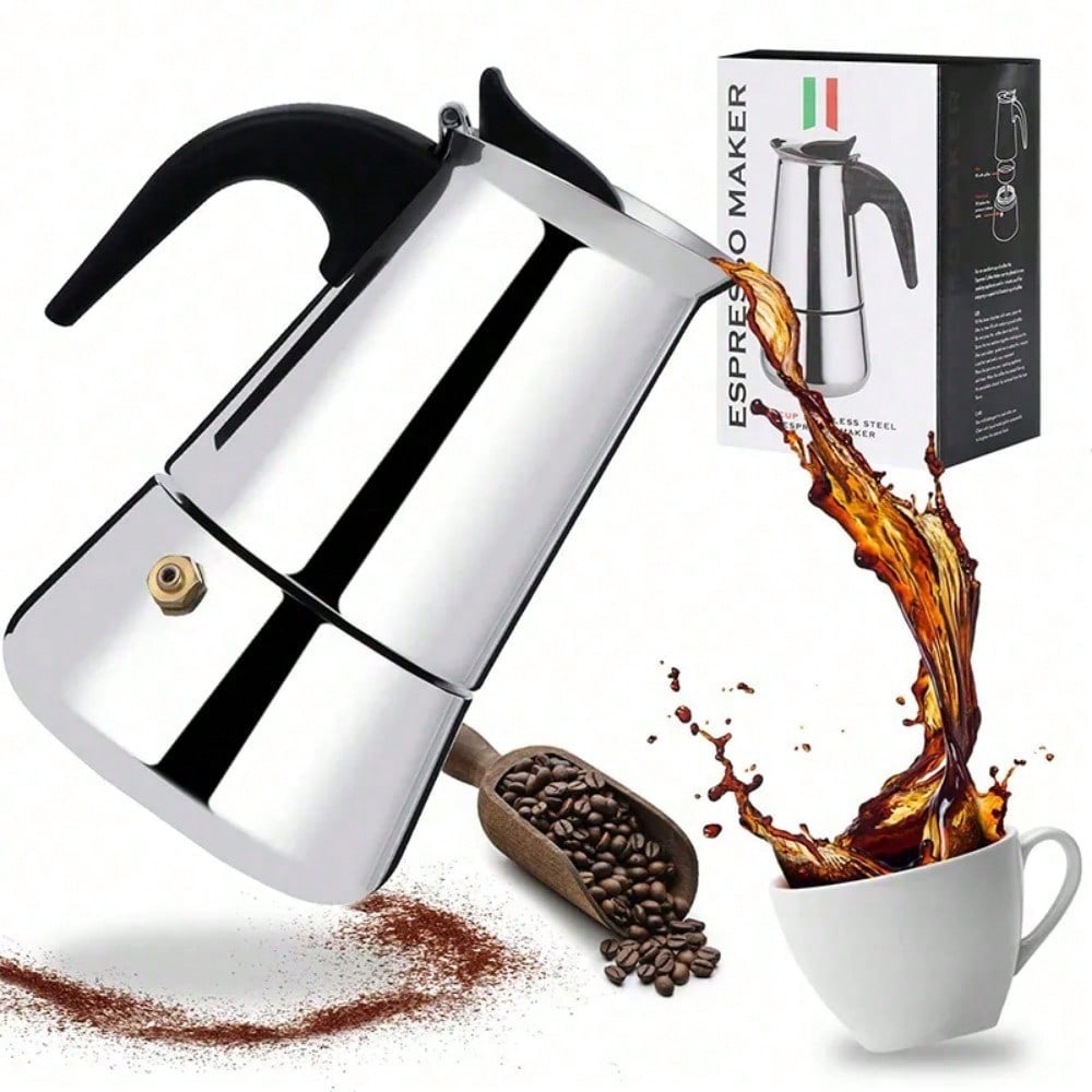 Camping Cooking Accessories - 12 fincan kahve makinesi paslanmaz çelik