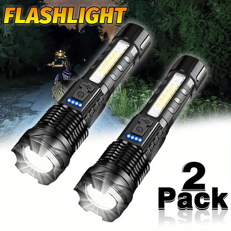 Camping Cooking Fish - Güçlü XHP50 LED El Feneri Su