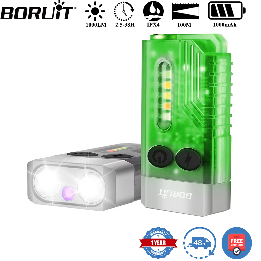 Camping Cooking Fish - BORUiT V10 Anahtarlık UV LED EDC