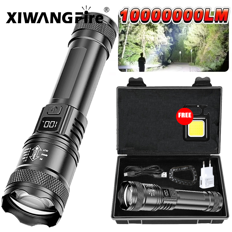 Camping Cooking Fish - Ultra Parlak LED El Feneri 2000LM