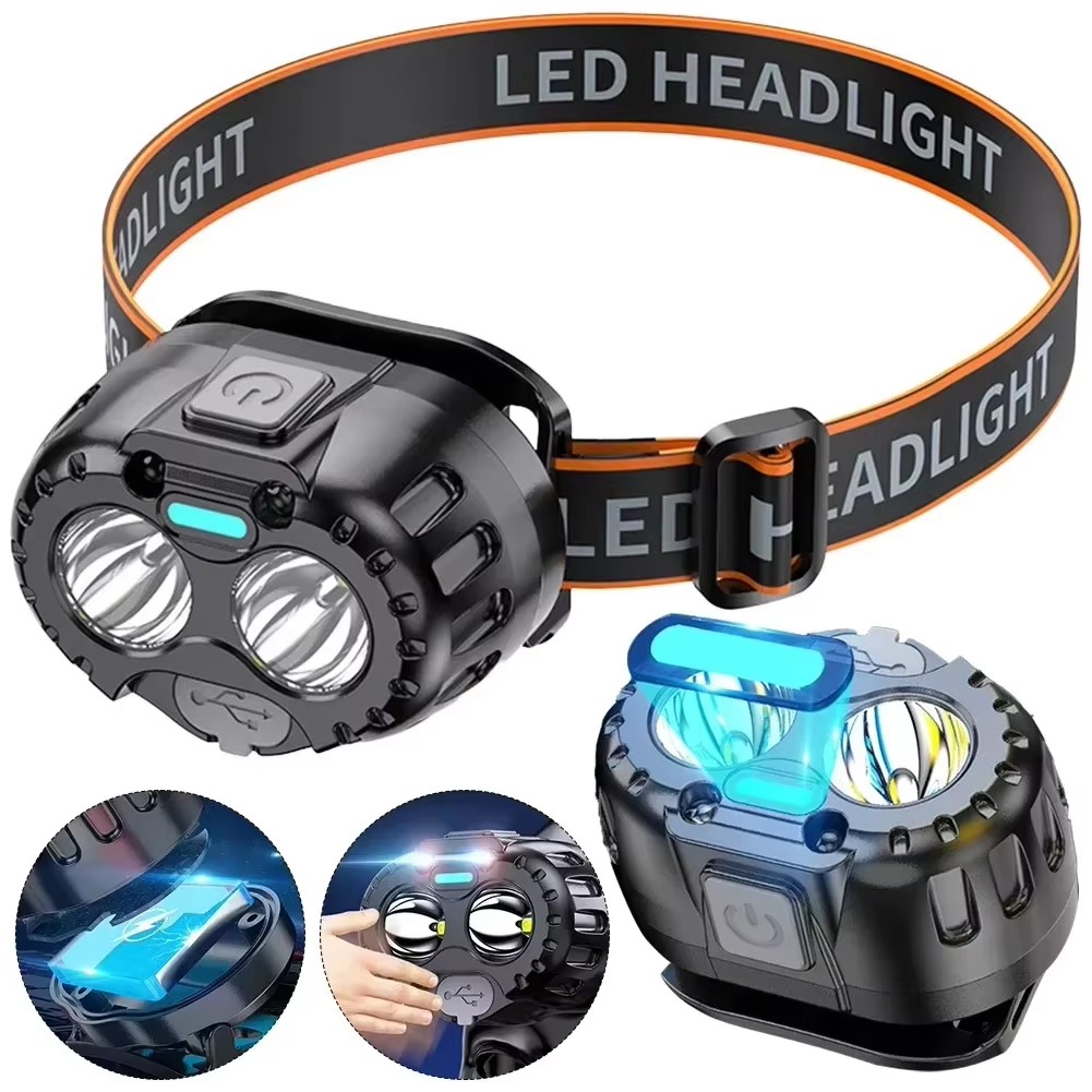Camping Cooking Fish - Güçlü LED Kafa Lambası IPX4 Su