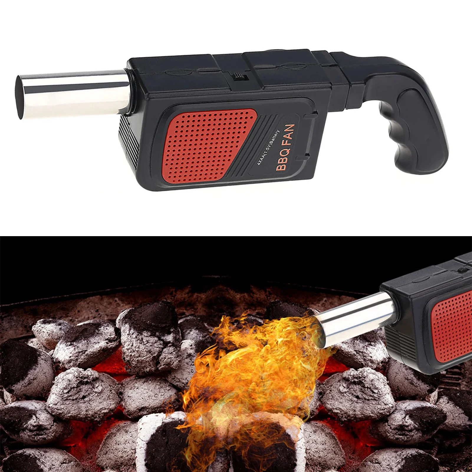 Camping Cooking Accessories - Taşınabilir El Tipi Elektrikli Barbekü Fanı