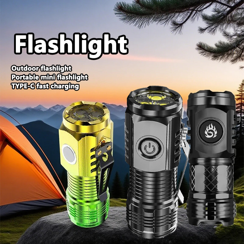 Camping Cooking Fish - Süper Parlak MINI LED El Feneri