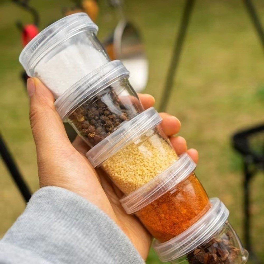 Spice Kit Compact - Taşınabilir Kamp Baharat Seti 5 Şişe