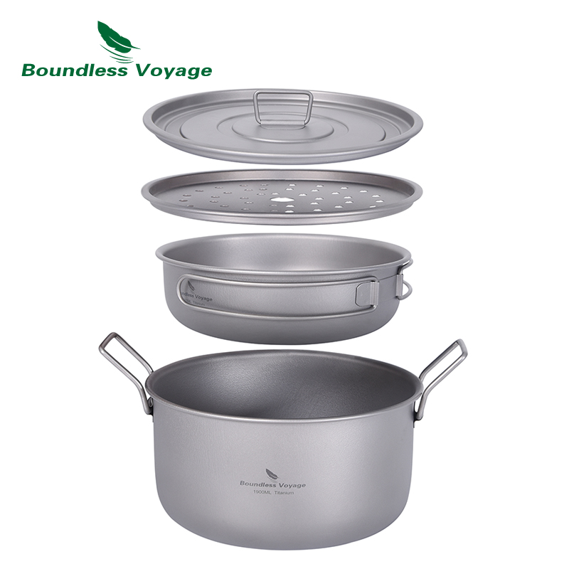Camping Cooking Full Set - Sınırsız Voyage kamp tencere çok fonksiyonlu