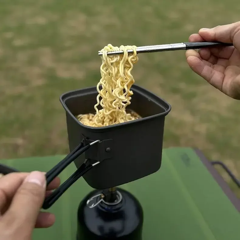 Açık Hava Kampı Kare Tencere K - Camping Cooking Box Set incelemesi ve fiyatı