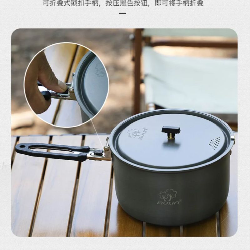 Kamp Tencere Bulin BL200-C19 T - Camping Cooking Set Stainless Steel incelemesi ve fiyatı