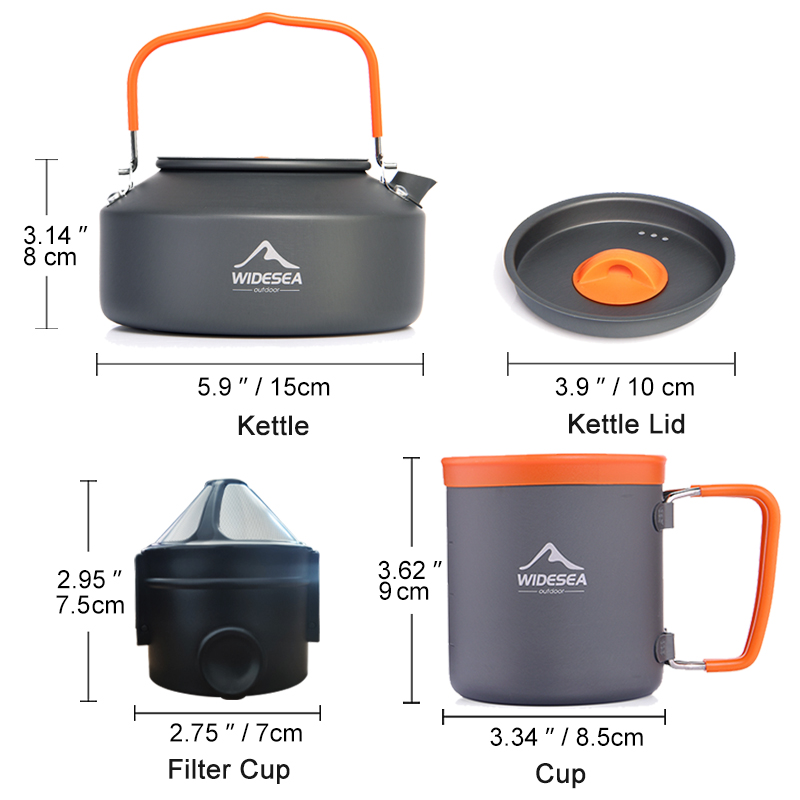 Widesea kamp kahve TENCERE SET - Camping Cooking Box Set incelemesi ve fiyatı