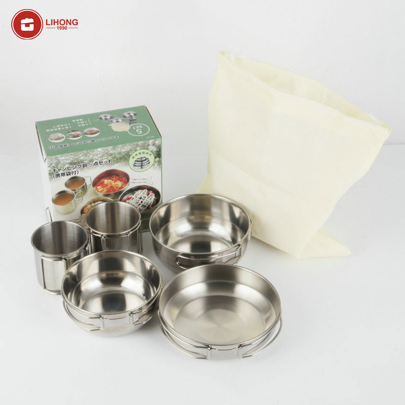 Katlanabilir 5 Parçalı Bardakl - Camping Cooking Box Set incelemesi ve fiyatı