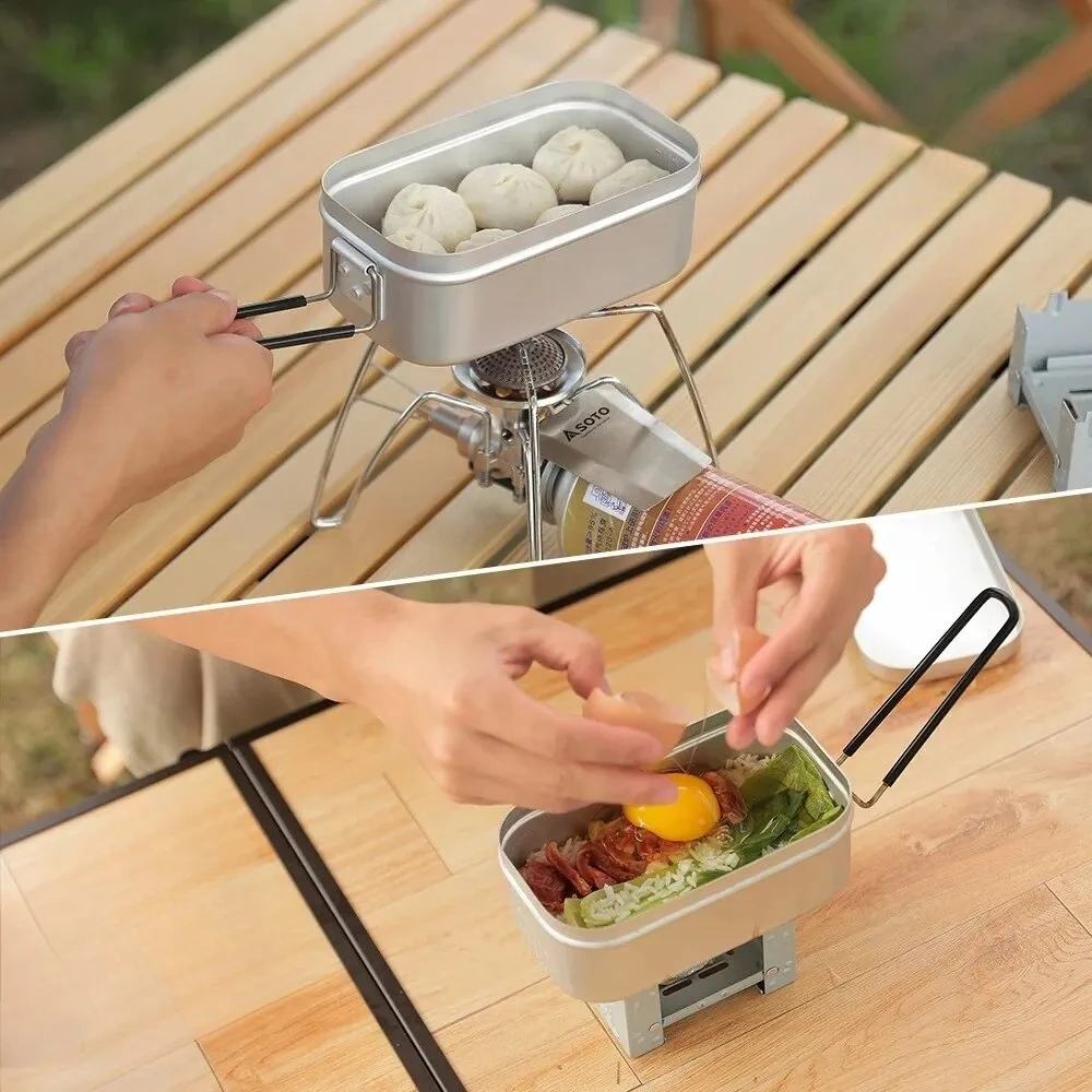 800/1400ML Alüminyum Öğle Yeme - Camping Cooking Tray incelemesi ve fiyatı