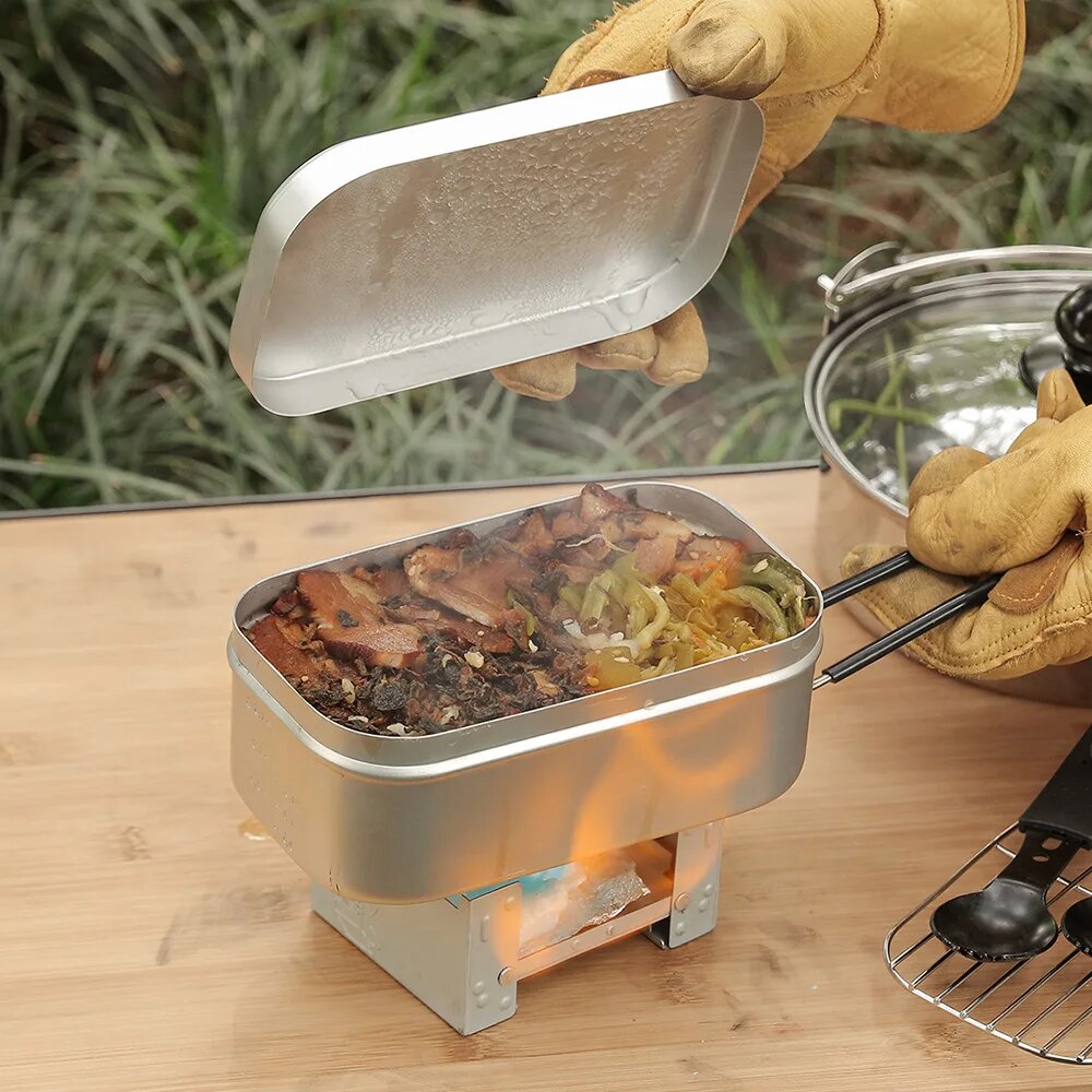 800/1400ML Alüminyum Öğle Yeme - Camping Cooking Tray incelemesi ve fiyatı