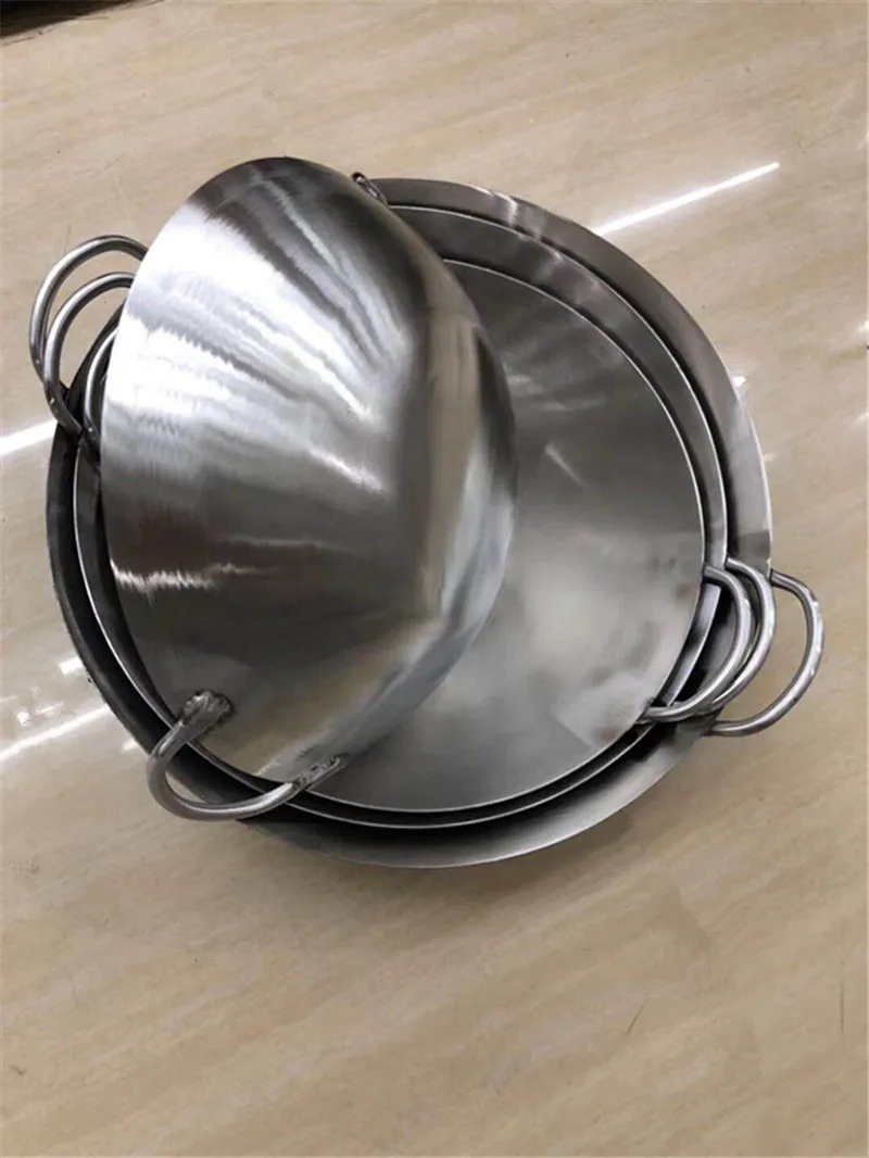 304 paslanmaz çelik wok 50 60  - Camping Cooking Without Gas incelemesi ve fiyatı