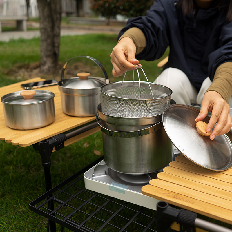 NOBANA Yeni Açık Paslanmaz Çel - Camping Cooking And Cutlery Set incelemesi ve fiyatı