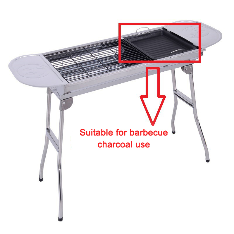 Açık havada kalın kare ızgara  - Camping Cooking Tray incelemesi ve fiyatı