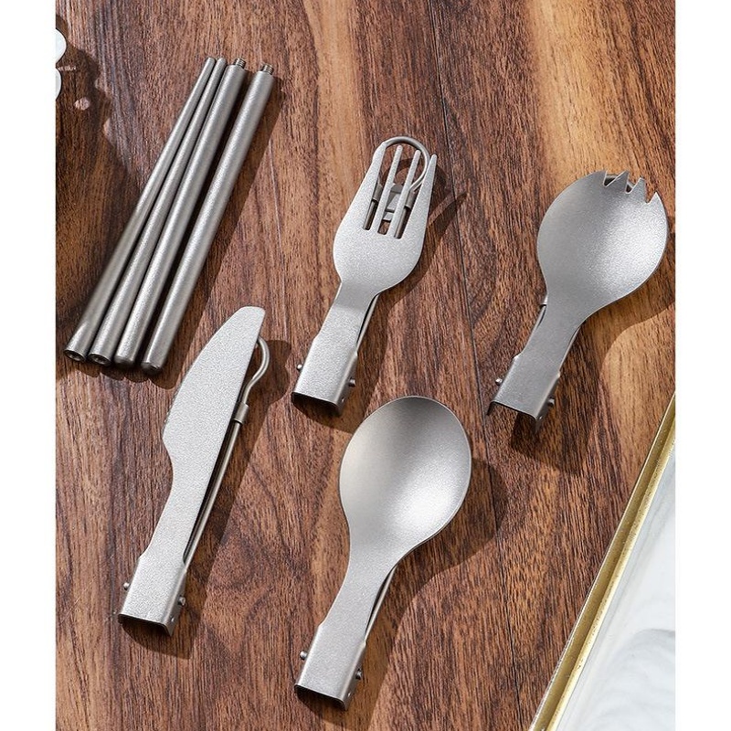 Titanyum Katlanabilir Gereç Se - Camping Cooking And Cutlery Set incelemesi ve fiyatı