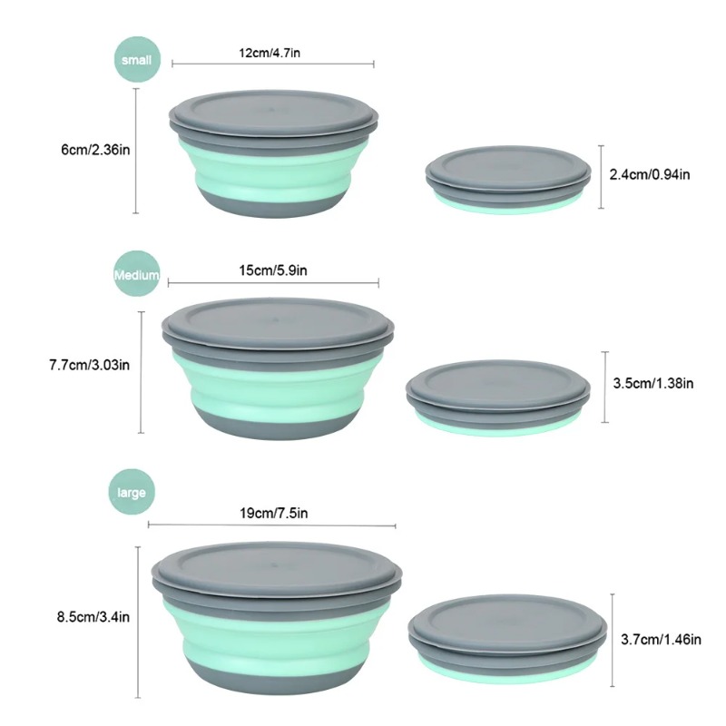 3'lü Silikon Katlanabilir Öğle - Camping Cooking Tray incelemesi ve fiyatı