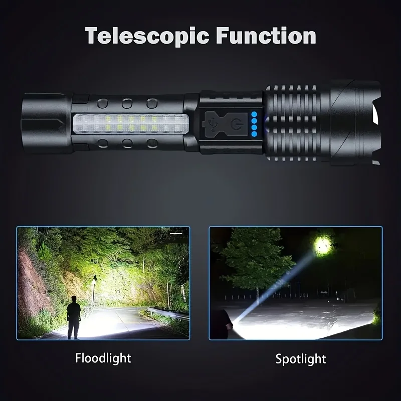 Güçlü XHP50 LED El Feneri Su G - Camping Cooking Fish incelemesi ve fiyatı