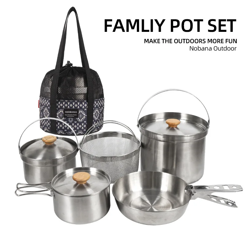 2026 Yeni Açık Hava Paslanmaz  - Camping Cooking Set Stainless Steel incelemesi ve fiyatı