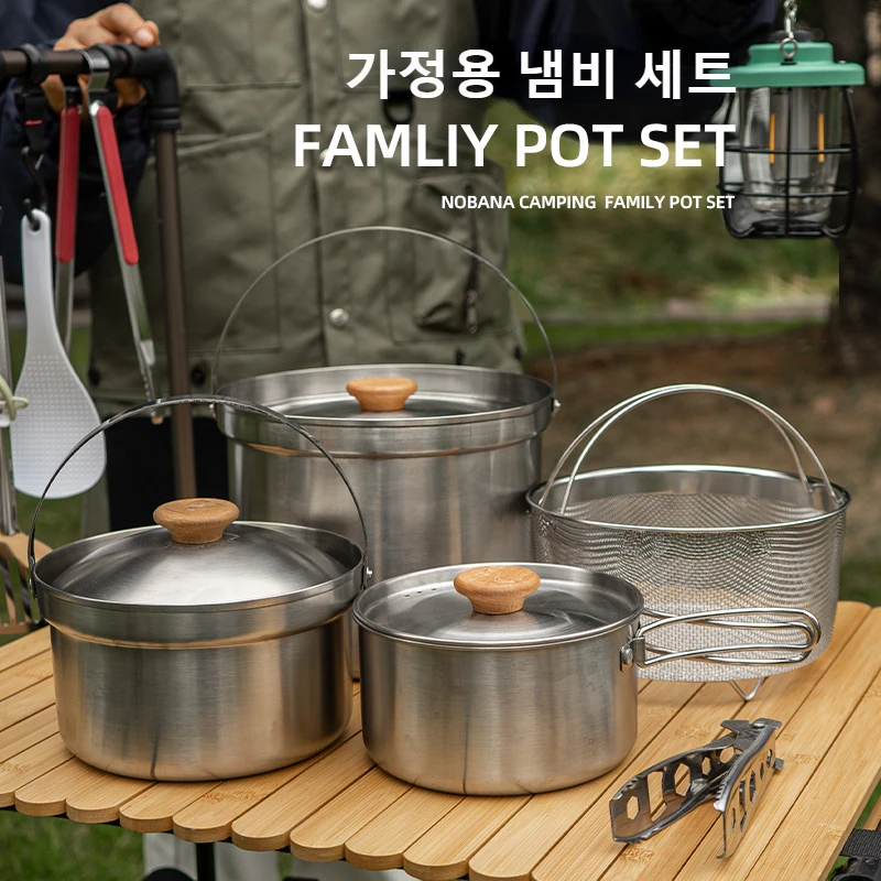 2026 Yeni Açık Hava Paslanmaz  - Camping Cooking Set Stainless Steel incelemesi ve fiyatı