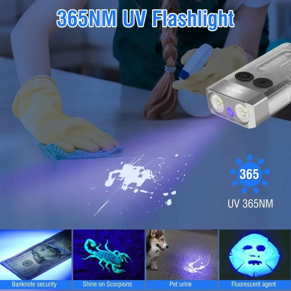 BORUiT V10 Anahtarlık UV LED E - Camping Cooking Fish incelemesi ve fiyatı