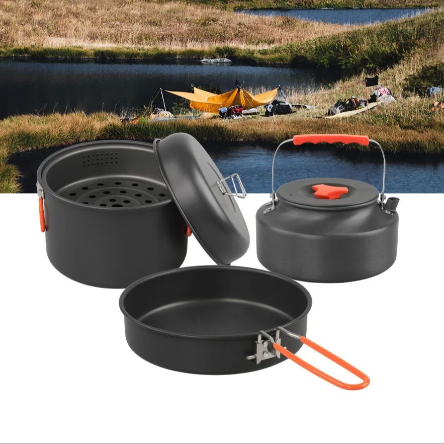 Açık TENCERE SETİ kamp tencere - Camping Cooking Sets incelemesi ve fiyatı