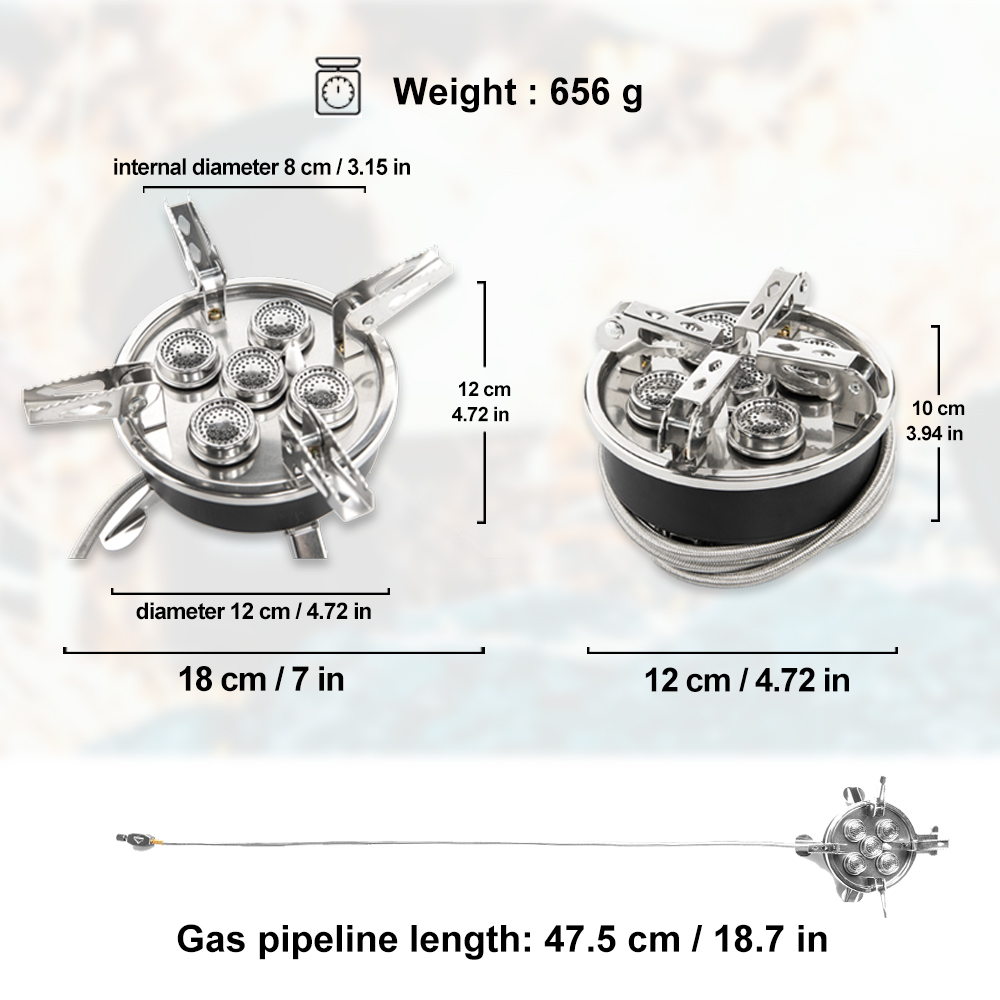 Widesea Kamp 5in1 gaz sobası A - Camping Cooking Plate incelemesi ve fiyatı