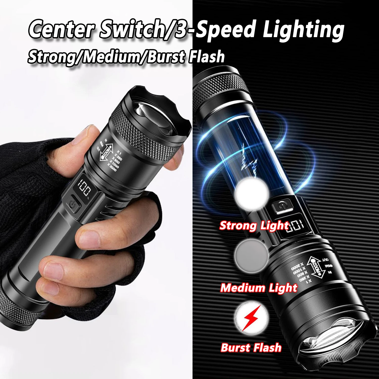 Ultra Parlak LED El Feneri 200 - Camping Cooking Fish incelemesi ve fiyatı